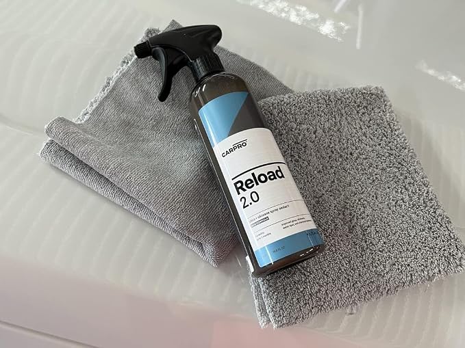 CARPRO Reload 2.0 Spray Sealant, Silica + Siloxane Ceramic Spray for Ceramic Coating, Super Hydrophobic, Self-Cleaning: Improved Gloss, Slickness, Water Spot & Chemical Resistance - Liter (34oz)
