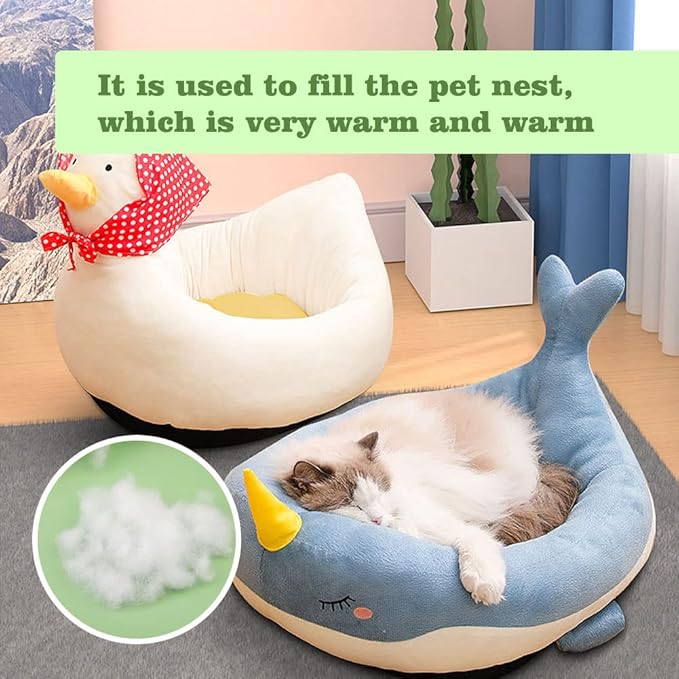 200g/7oz Polyester Poly Filling Stuffing, (1.8oz-1.21 lb) Premium Fiberfill Polyfill Stuffing for Stuffed Animals, High Resilience Fiber Fill Stuffing for Crafts, Crochet Stuffing