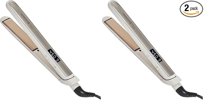Remington Shine Therapy 1 inch Hair Straightener Iron,Flat Iron Infused with Argan Oil & Keratin,Professional Ceramic Flat-Iron for Less Frizz,Shines and Smooth,Styling Tools,(Pack of 2)