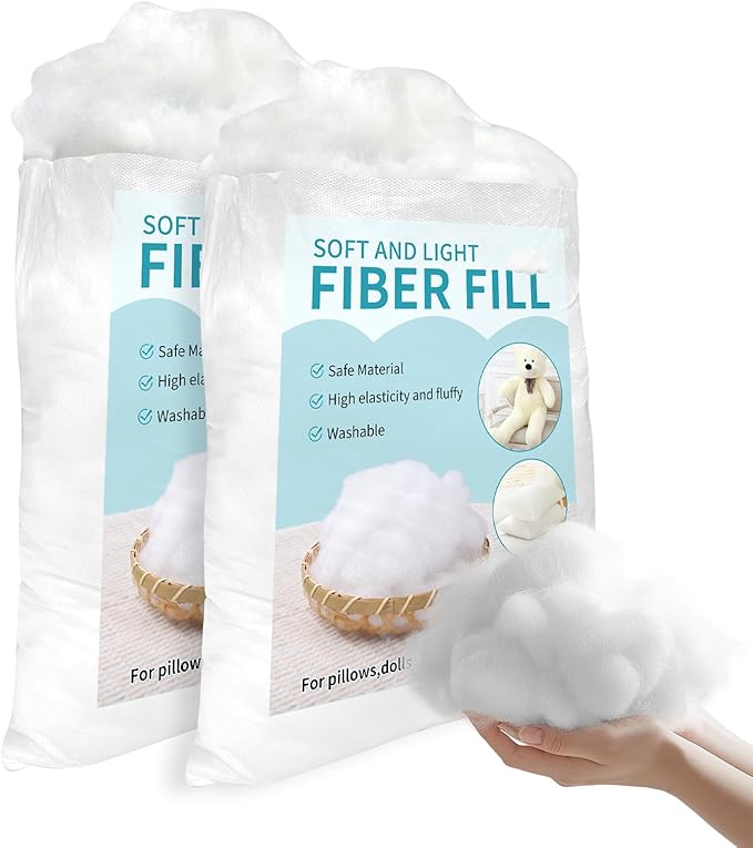 Daylendar Polyester Fiberfill Stuffing 900g/31.8oz - Ultra-Soft & Fluffy Premium Polyfill Stuffing for Stuffed Animals,Crochet Stuffing, DIY Crafts - High Resilience Recyclable
