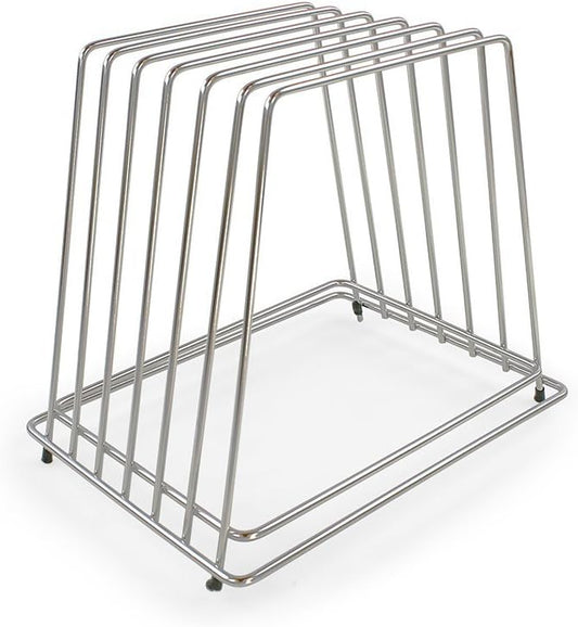 Commercial Cutting Board Rack, Fits 1" Thick Baking Pans and Sheets for Organizer - NSF Stainless Steel, Holds 6 Boards