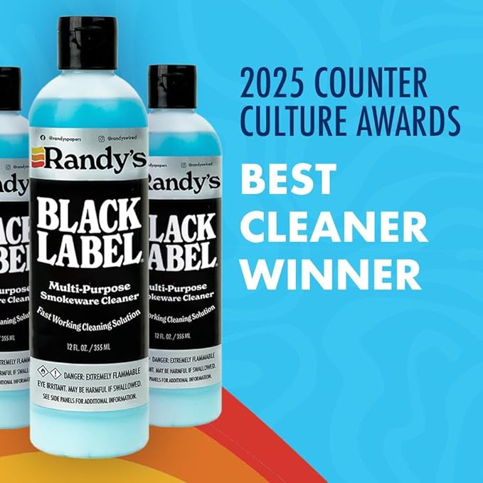 Randy’s Black Label Cleaner, 6fl oz (3-Pack) – Multipurpose Surface Cleaner for Glass, Metal & Ceramic – Glass Top Stove Cleaner, Streak-Free Finish, Residue-Free, Fast-Drying Formula (6 FL Oz)