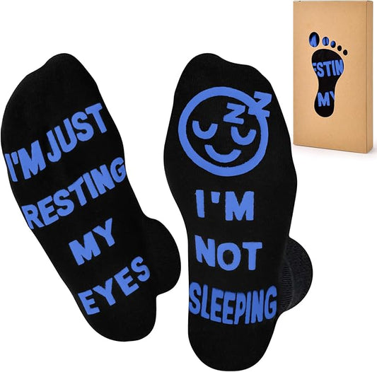 FilmHOO Birthday Gifts for Men Fathers Day Dad Gifts for Dad from Daughter Son Wife Easter Mens Funny Socks for Him