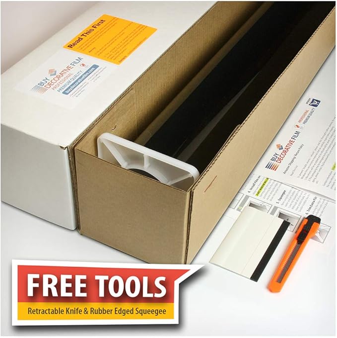 BDF NA35 Window Film Sun Control and Heat Rejection Natural Black 35 (Medium) - 36in X 100ft