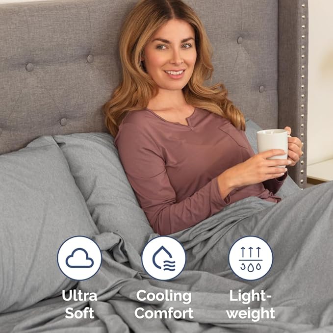 King Standard Pillow Cases Set of 4 - Soft Hotel Quality Pillowcase Covers - Comfy Bedding for Women, Men, Kids & Teens - Machine Washable Pillow Protectors - 4 Piece - King Standard Heathered Grey