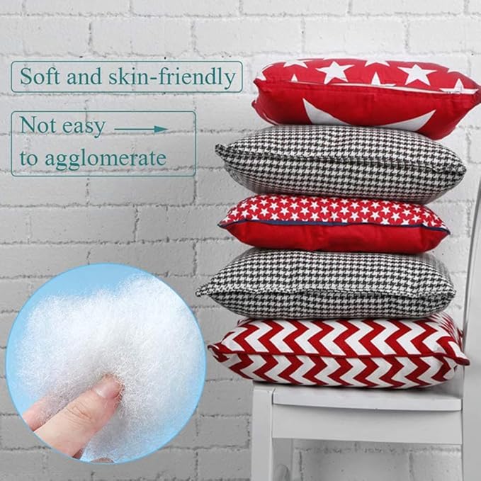 Jmuiiu Polyester Fill, 3.5oz-70.5oz Premium Polyester Fiberfill, Stuffing for Stuffed Animals, Recycled Polyester Fiber, High Resilience Polyfill Stuffing Fluff Fiberfill for Pillow Filling,Crafts