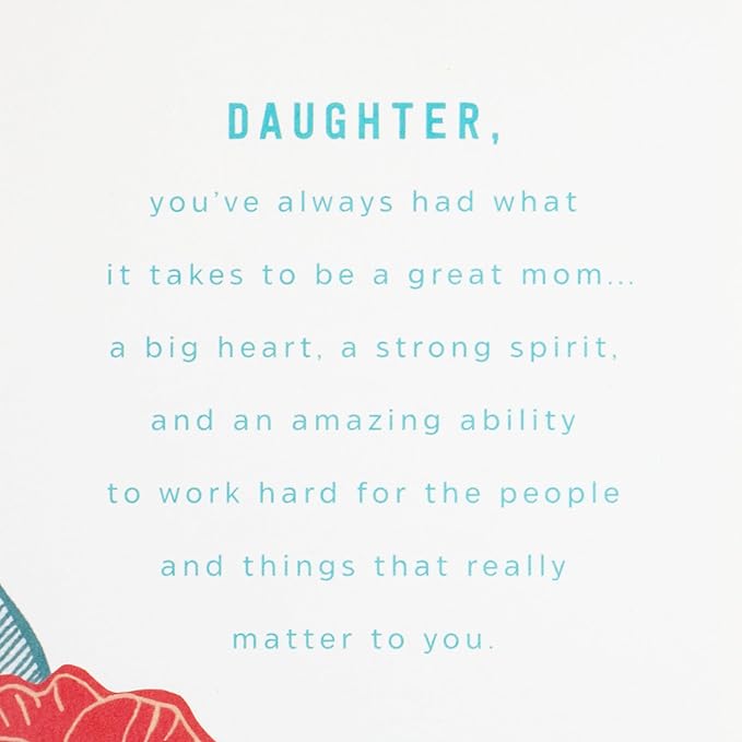 Hallmark Mothers Day Card for Daughter (Great Daughters Become Great Mothers)
