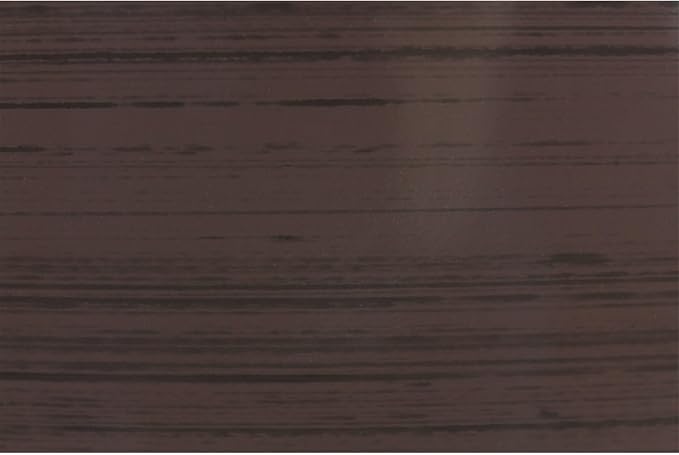 Garden Elements Indoor/Outdoor Glazed Brushed Happy Plastic Planter, Large, Dark Brown, 15"