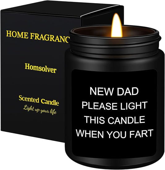 Homsolver Gifts for New Dad, First Fathers Day New Dad Gifts from Wife - Funny Birthday Christmas New Father Gift for Men