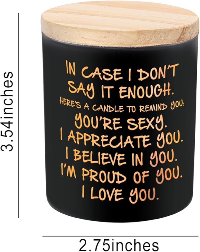 BFJLIFE Candles Gifts for Him Men Romantic Unique Fathers Day Christmas Anniversary Birthday Gifts for Husband Boyfriend Him Men Stocking Stuffers Novelty Lavender Scented Soy Candle