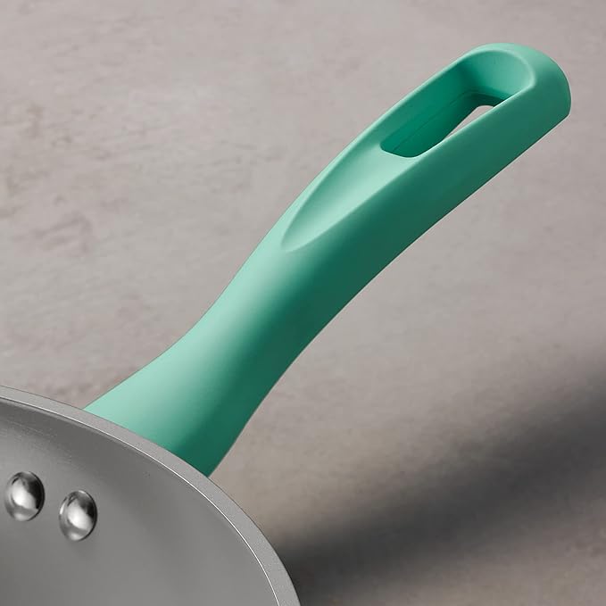 Tramontina Solara 10 & 12-Inch Ceramic Non Stick Frying Pan Set, Heavy-Gauge Aluminum Skillet with Nonstick Coating, Dishwasher and Oven Safe (Teal, 2-Pack)