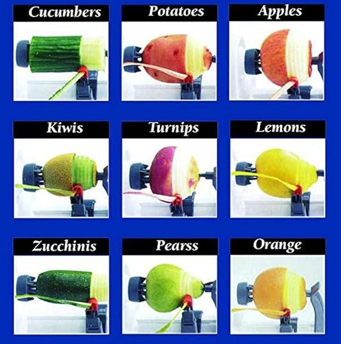 Electric Potato Peeler Automatic Rotating Apple Peeler Tool Multifunction Stainless Steel Potato Pear Fruit Vegetable Peeling Machine for Home Kitchen (Black)