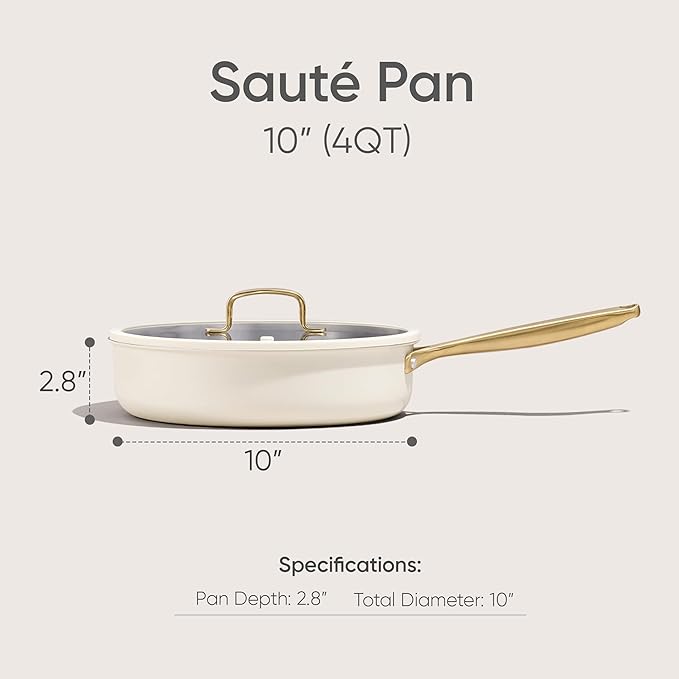 CAROTE 4 PCS Stainless Steel Cookware Set