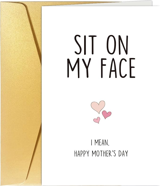 Spercy Dirty Mothers Day Card for Wife, Naughty Mothers Day Card Gift from Husband, Sexy Mothers Day Card for Girlfriend Fiancee