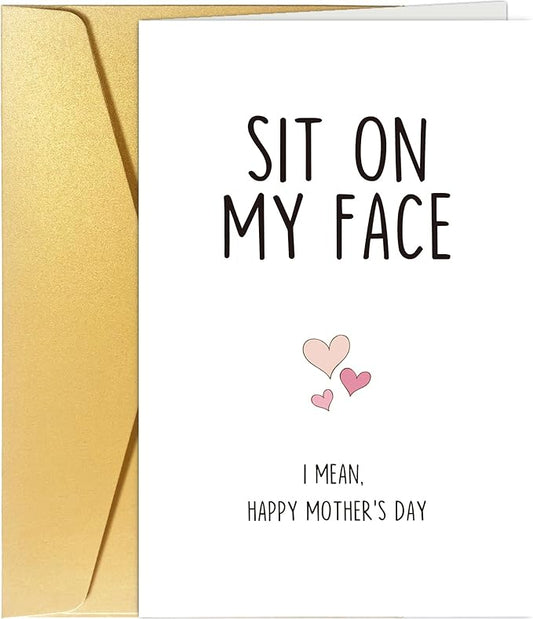 Spercy Dirty Mothers Day Card for Wife, Naughty Mothers Day Card Gift from Husband, Sexy Mothers Day Card for Girlfriend Fiancee