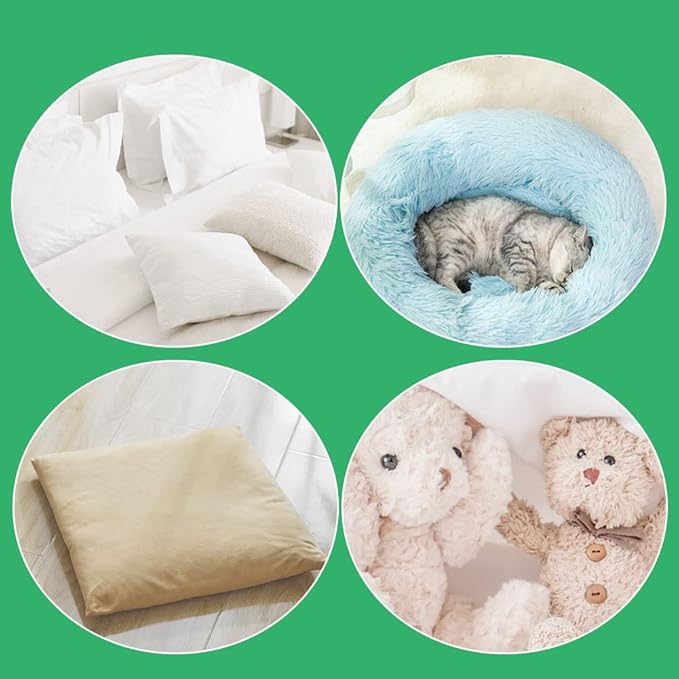12.35oz/350g Polyfill Stuffing for Stuffed Animals, Pillow Stuffing, Premium Polyester Fiber Fill for Crafts, Couch Pillows and DIY Decorations