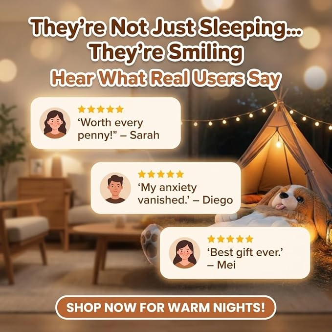 Wearable Sleeping Bag for Adults Oversized Plush Dog Bean Bag Chair Giant Human Dog Bed Soft Flannel Stuffed Animal Mattress for Nap Movie Night Lounge