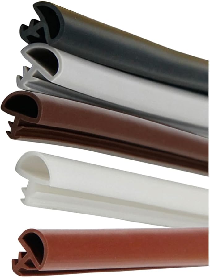 Extra Long Window Weather Stripping Seal Strip Insulation for Windows Doors Draft Blocker Soundproofing Weatherproofing 8mm-White 10m
