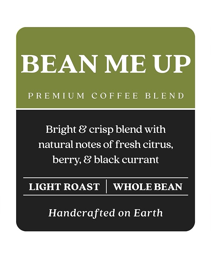 Copper Moon Light Roast Whole Bean Coffee, Bean me Up, 2 Lb