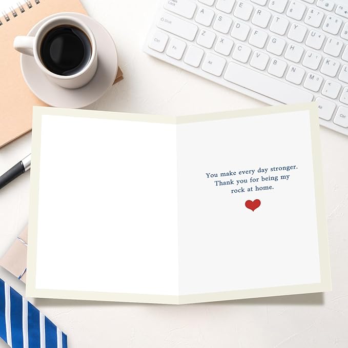 FANCYLUCKY Funny Fathers Day Card for Dad, Happy Father’s Day Card Gifts from Daughter Son, Heartfelt Love Card for Father