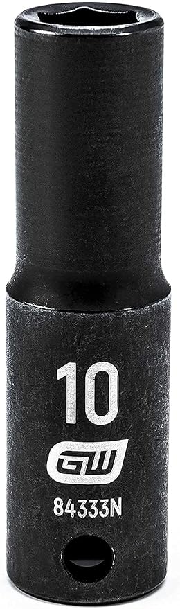 GEARWRENCH 44 Pc. 3/8" Drive 6 Point Standard & Deep Impact SAE/Metric Socket Set - 84916N (Pack of 3)
