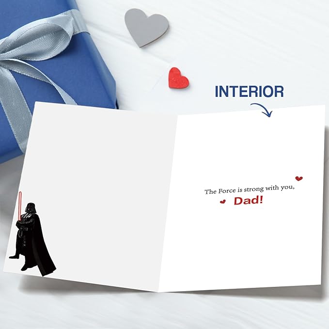 Funny Fathers Day Gift Card for Dad from Daughter Son, Personalized Double-Sided, Minimalist Premium Design, Perfect Father's Day Decoration Ideas