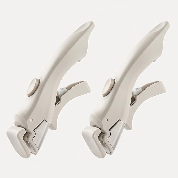 2PCS Removable Pot Handle, Detachable Handle for Pots and Pans, Universal Cookware Handle Replacement, Heat-Resistant Non-Slip Grip, 7.5" Kitchen Pan Handle (Warm Gray)