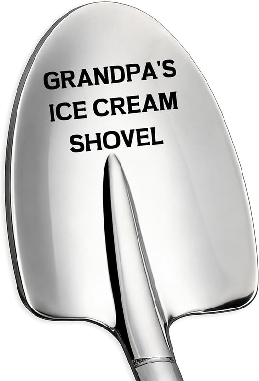 Funny Gifts for Grandpa Birthday Fathers Day Christmas Stocking Stuffers - Grandpa's Ice Cream Shovel
