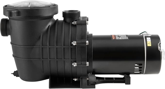 VEVOR 1.5HP Dual Voltage Above Ground Pool Pump 100 GPM 110/240V