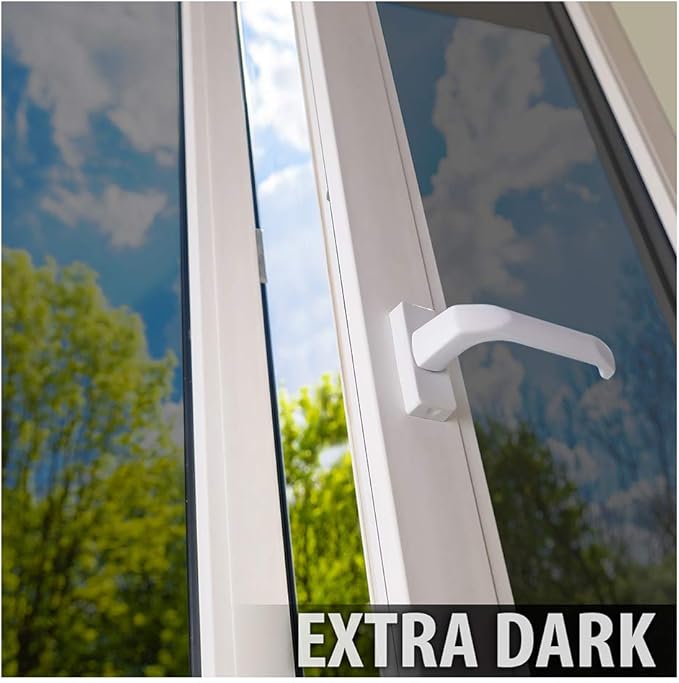 BDF S05 Window Film Daytime Privacy and Heat Control Mirror Silver 5 (Very Dark) - 48in X 12ft