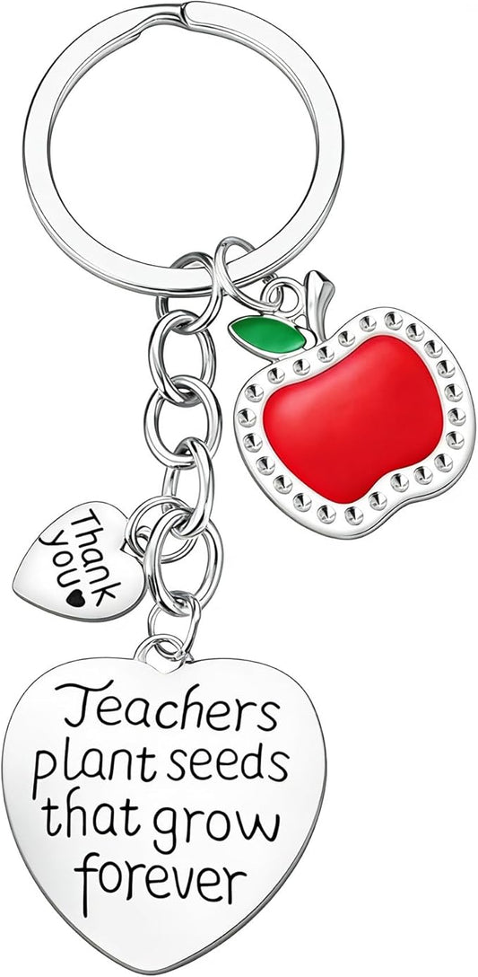 Personalized Teacher Appreciation Gifts for Women/Men, Custom Keychain for Teacher, End of Year Teacher Gifts, Teacher Retirement Gifts 2026