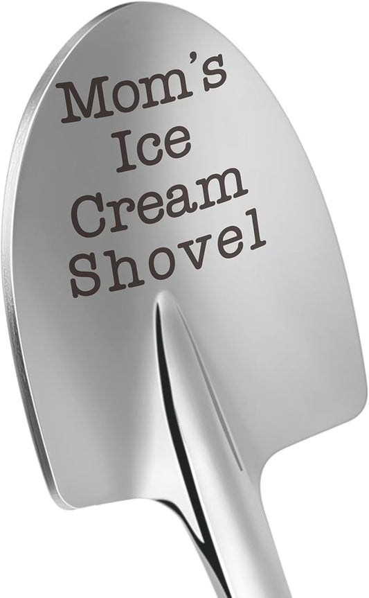 Funny Gifts for Mom Mothers Day - Mom Mother's Day Birthday Gifts from Daughter Son Kids Mom's Ice Cream Shovel Spoon Scoop Gift for Mother-in-law Mama Mommy Anniversary Present Ideas Kitchen Gadgets