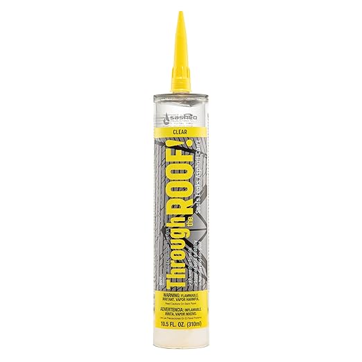 Sashco Through The Roof Sealant, 10.5 Ounce Cartridge, Clear (Pack of 12) -14010-12