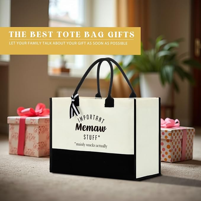 FORBIDDEN PAPER Gifts Tote Bag Important Stuff Tote Gift Gifts Birthday for Shopping Bag Grocery Bag Utility Tote