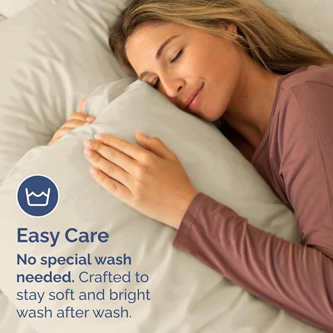 Queen Pillow Cases Set of 6 - Ultra Soft Hotel Quality Pillowcase Covers - Comfy & Wrinkle Free - Shrink, Stain and Fade Resistant - Easy-Care, Machine Washable Pillow Protectors - 6 Pcs Set - Wheat