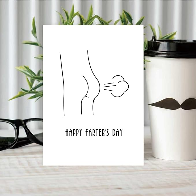 Father's Day Card for Dad, Fathers Day Card Gifts from Daughter Son, Funny Dad Gifts for Daddy