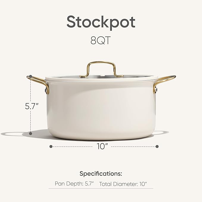 CAROTE 4 PCS Stainless Steel Cookware Set