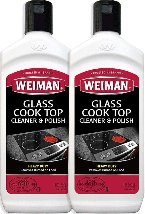 Weiman Cooktop Cleaner and Polish 10 Ounce 2 Pack