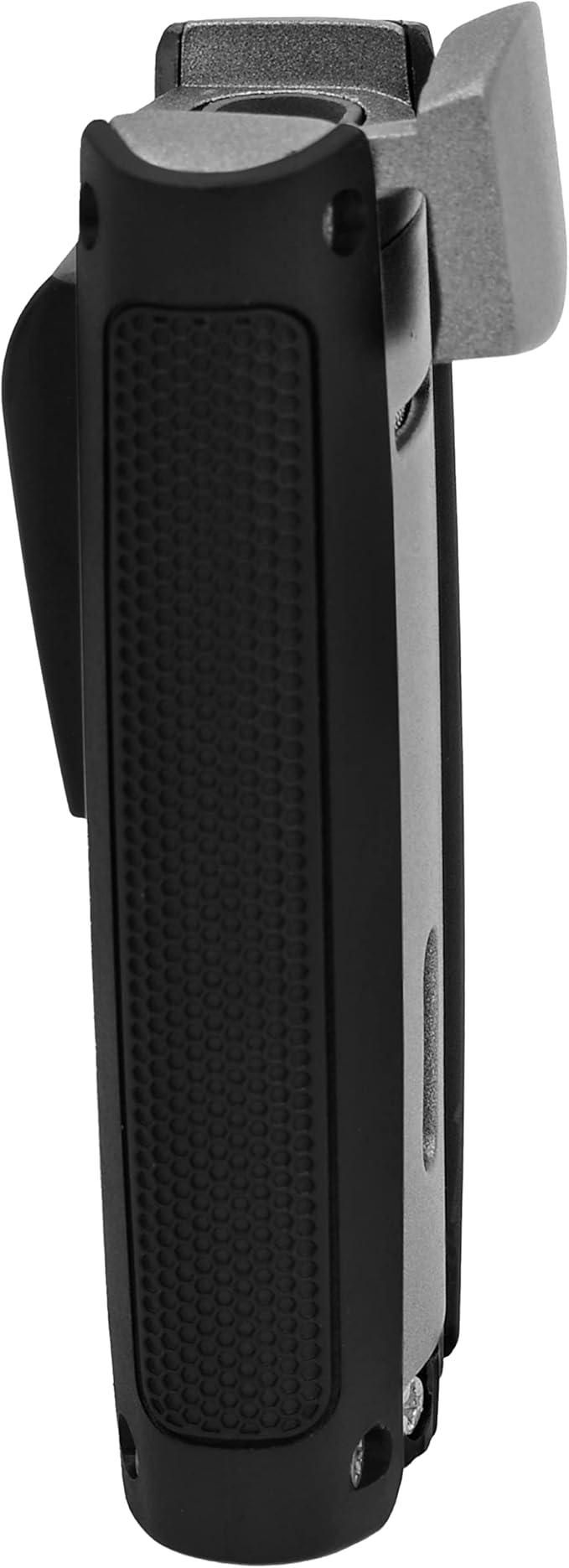 Xikar Turismo Double Jet Flame Cigar Lighter, Attractive Gift Box, Pocket-Friendly, Protective Flip-Lid, Over-Sized Fuel Tank, Matte Gray