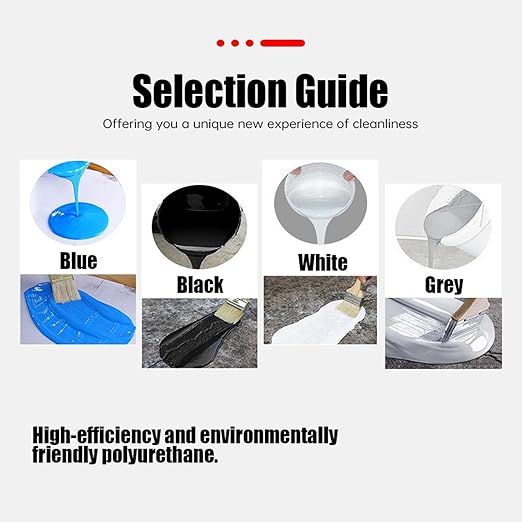 Polyurethane Waterproof Coating,35.2OZ,Eco-Friendly Waterproof Sealant,Polyurethane Coating for Roofs,Walls,Garden,Gutter,Concrete Cracks Holes Leak Repair (1000g,Gray)