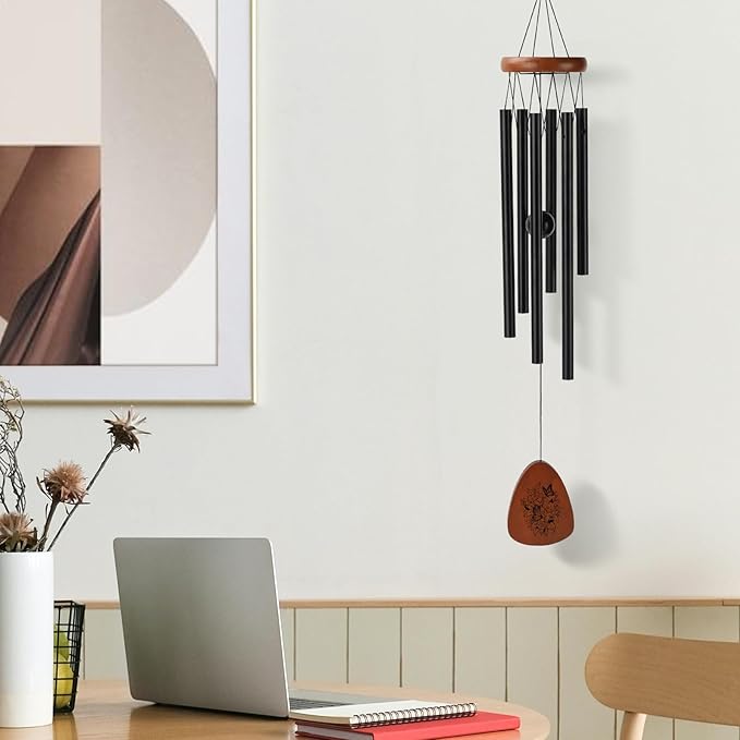 PRSTENLY Gifts for Mom from Daughter Son- Moms Wind Chimes Gifts from Kids for Birthday Valentines Day Mothers Day Christmas Best Mom Ever Gift
