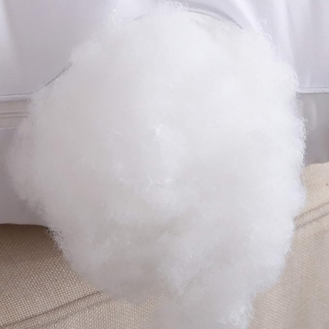 5LB / 80 Ounce Premium Polyester Fiber Stuffing for Stuffed Animals, Pillows, Quilts, Paddings, Pouf, Fiberfill, Stuffing, Machine Washable, White