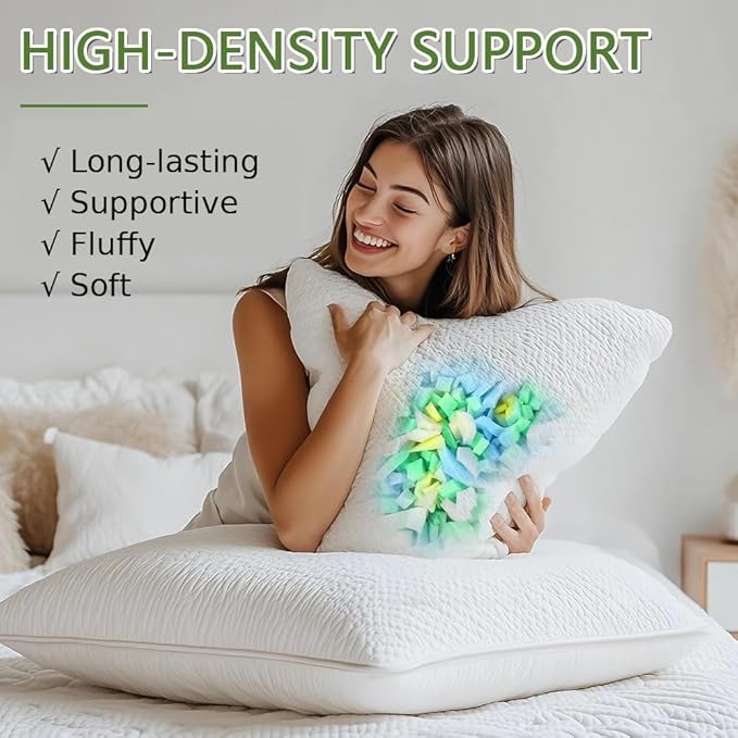 Bean Bag Filler 15lbs, Stuffing for Bean Bag Chair Refill, Shredded Memory Foam Filling for Punching Bag, Couch, Cushions, Dog Bed, Pillows (Multi Color)