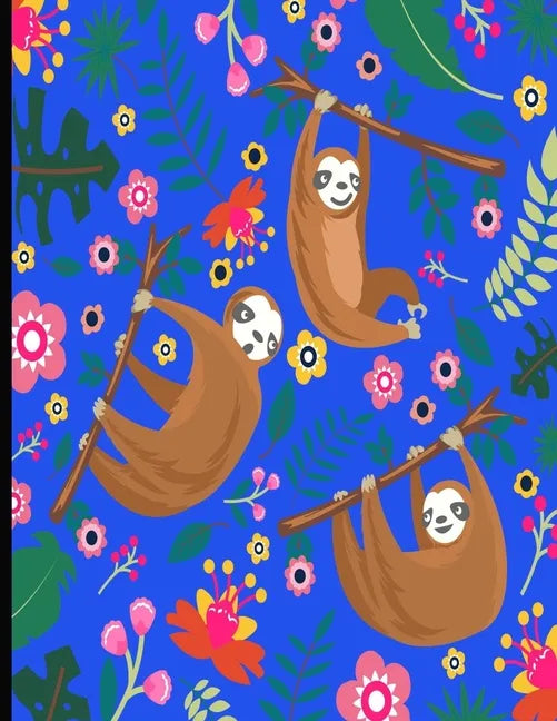 This Is My Super Cute Sloth Puzzle Book: Blue Cover Sloth Puzzle Book With 110 Pages. Tic Tac Toe, Hangman, 4 In A Row & Dots And Boxes Activities Boo - Paperback