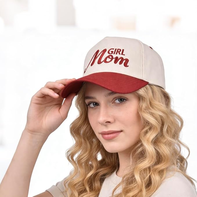 Womens Trucker Hat - with Mommin Embroidery Ponytail Fit - Mothers Day Great Gifts for Mom Wife Stepmom