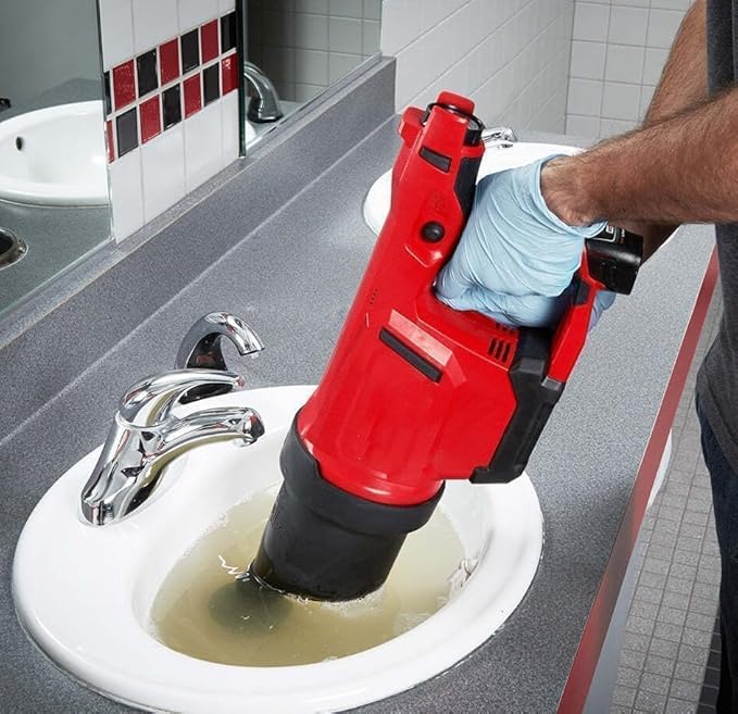 for Milwaukee.r M12 AIRSNAKE Drain Cleaning Air Gun Kit