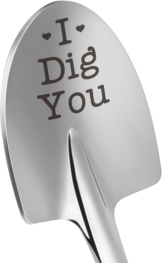 I Dig You - Funny Ice Cream Shovel Spoon for Teen Girls Boys Graduation Gifts 2026, Mothers Day Birthday Gifts for Daughter Sister Wife Husband Anniversary Dad Grandpa Fathers Day Present