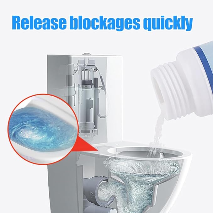 2026 Upgraded Sink and Drain Cleaner, Multi-functional Powerful Pipe Unclogging Agent Drains Cleaner Fast Foaming for Kitchen Toilet and Pipes Cleaning Tool (1Set)