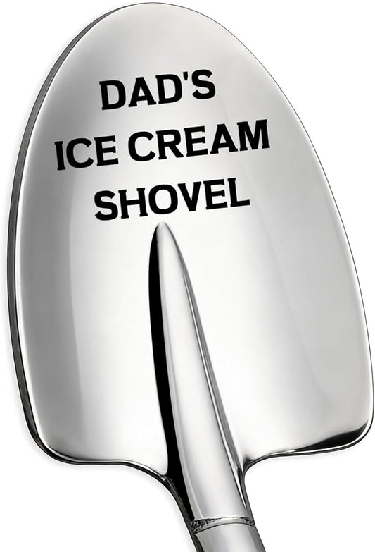Fathers Day Gifts for Dad, Dad Birthday Gift, Funny Dad Gifts from Daughter Son, Dad's Ice Cream Shovel