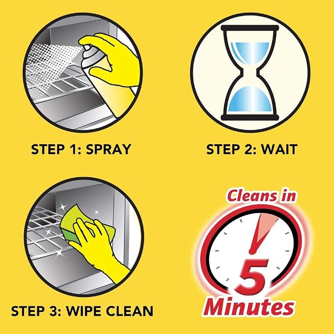Easy Off Heavy Duty Degreaser Cleaner Spray, 32 Ounce (Pack of 2)